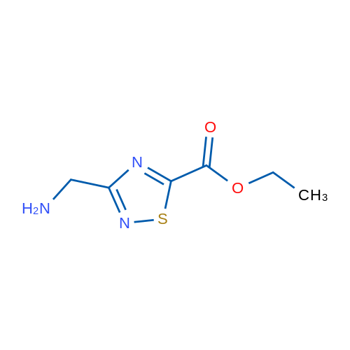 Ethyl 3-(aminomethyl)-1,2,4-thiadiazole-5-carboxylate 1g