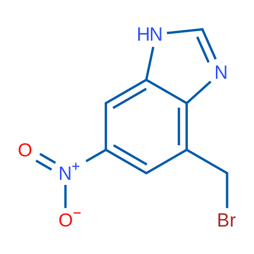 4-(Bromomethyl)-6-nitro-1H-benzo[d]imidazole 1g