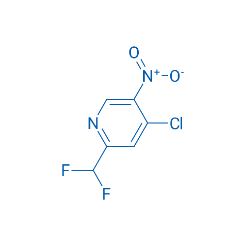 4-Chloro-2-(difluoromethyl)-5-nitropyridine 1g