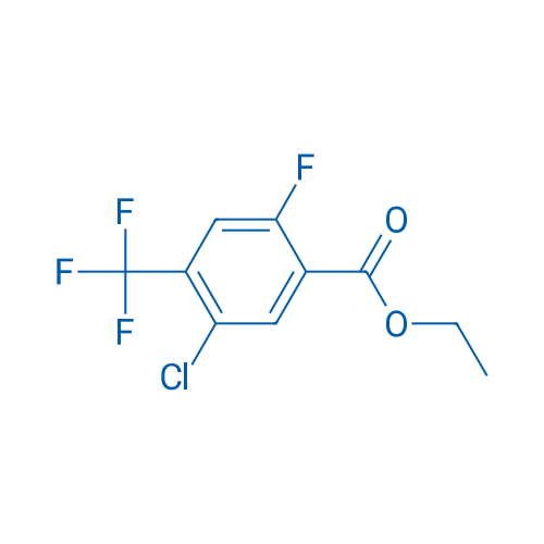 Ethyl 5-chloro-2-fluoro-4-(trifluoromethyl)benzoate 250mg
