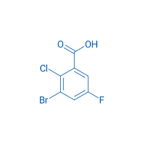 3-Bromo-2-chloro-5-fluorobenzoic acid 5g