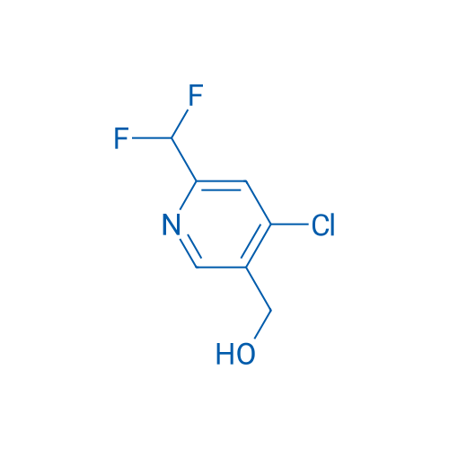 (4-Chloro-6-(difluoromethyl)pyridin-3-yl)methanol 100mg