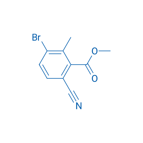 Methyl 3-bromo-6-cyano-2-methylbenzoate 250mg