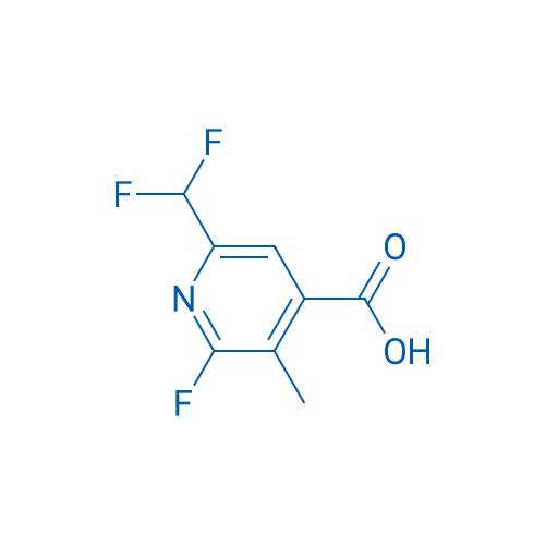 6-(Difluoromethyl)-2-fluoro-3-methylpyridine-4-carboxylic acid 1g