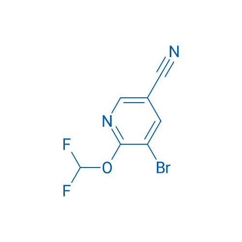 5-Bromo-6-(difluoromethoxy)nicotinonitrile 50mg