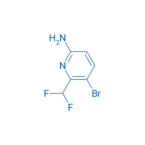 5-Bromo-6-(difluoromethyl)pyridin-2-amine 250mg