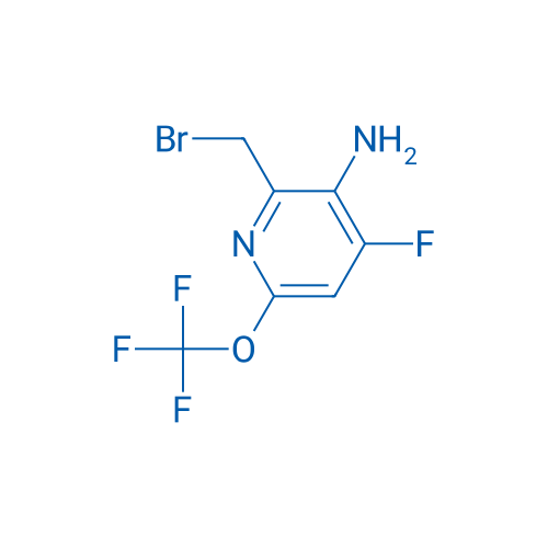 2-(Bromomethyl)-4-fluoro-6-(trifluoromethoxy)pyridin-3-amine 100mg