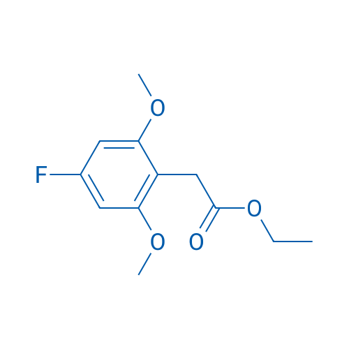 ETHYL 2-(4-FLUORO-2,6-DIMETHOXYPHENYL)ACETATE 250mg