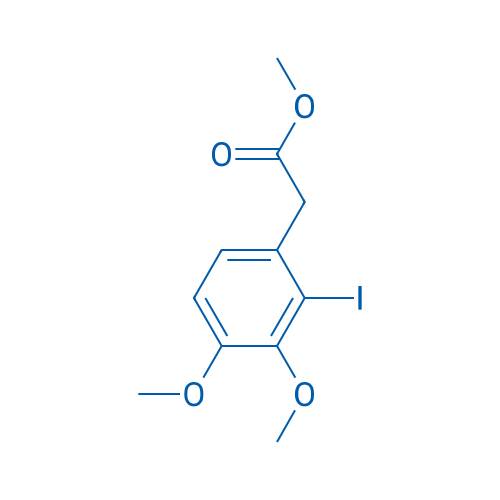 Methyl 2-(2-iodo-3,4-dimethoxyphenyl)acetate 100mg