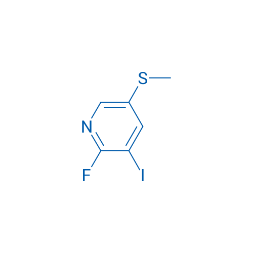 2-Fluoro-3-iodo-5-(methylthio)pyridine 100mg