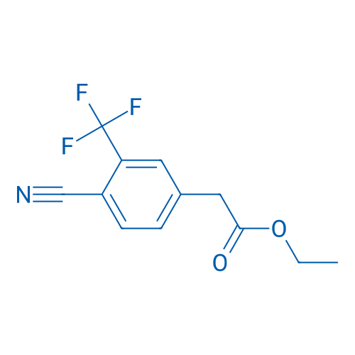 Ethyl 4-cyano-3-(trifluoromethyl)phenyacetate 5g
