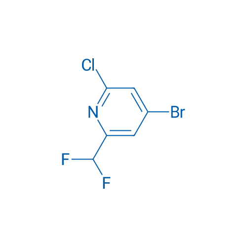 4-Bromo-2-chloro-6-(difluoromethyl)pyridine 1g