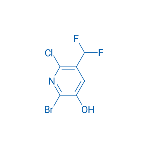 2-Bromo-6-chloro-5-(difluoromethyl)pyridin-3-ol 1g