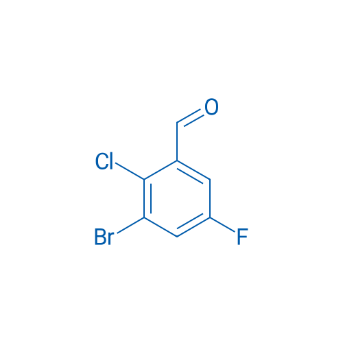 3-Bromo-2-chloro-5-fluorobenzaldehyde 250mg