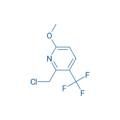 2-(Chloromethyl)-6-methoxy-3-(trifluoromethyl)pyridine 100mg