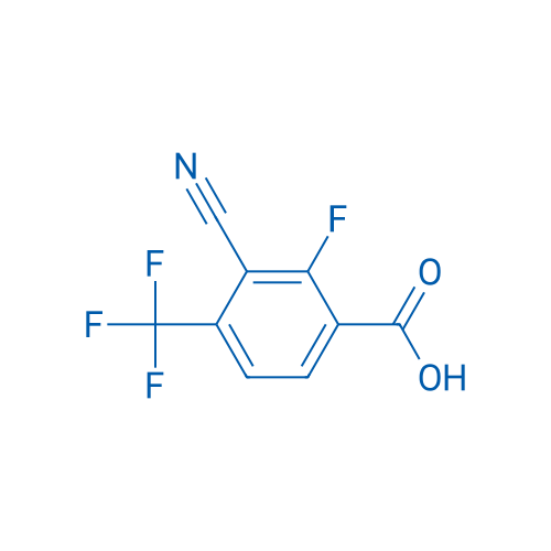 3-CYANO-2-FLUORO-4-(TRIFLUOROMETHYL)BENZOIC ACID 250mg