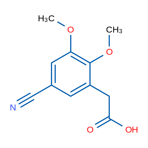 2-(5-Cyano-2,3-dimethoxyphenyl)acetic acid 1g