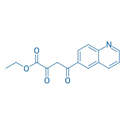 Ethyl 2,4-dioxo-4-(quinolin-6-yl)butanoate 250mg