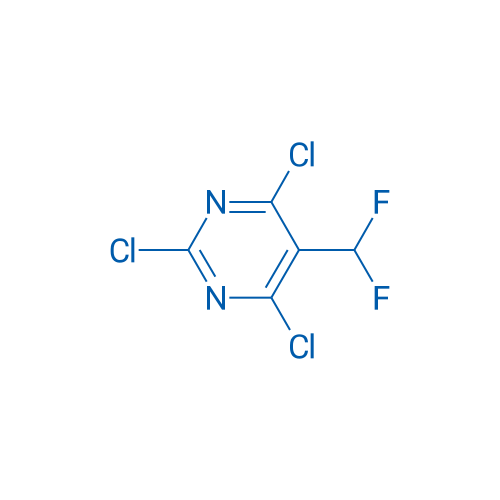 2,4,6-Trichloro-5-(difluoromethyl)pyrimidine 1g