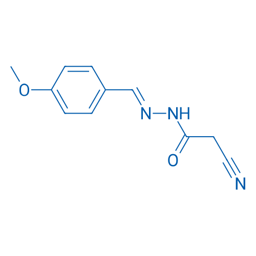 2-Cyano-N'-[(1E)-(4-methoxyphenyl)methylidene]acetohydrazide 1g