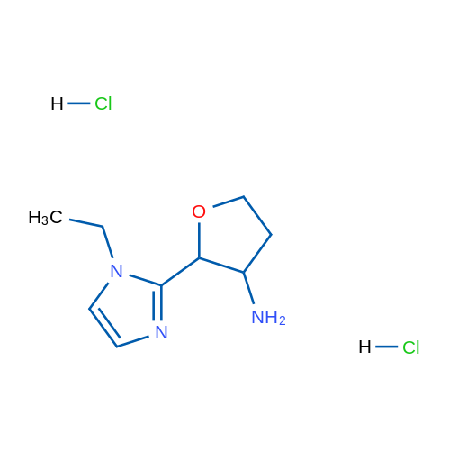 2-(1-Ethyl-1H-imidazol-2-yl)oxolan-3-amine dihydrochloride 1g