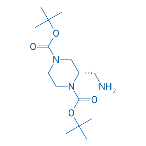 Di-tert-butyl (S)-2-(aminomethyl)piperazine-1,4-dicarboxylate 100mg