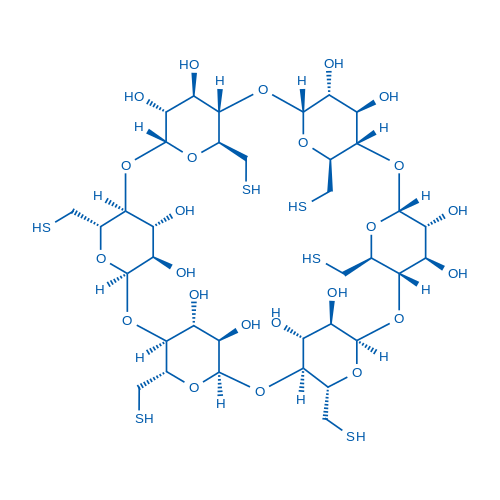 Hexakis-(6-Mercapto-6-deoxy)-α-Cyclodextrin 100mg