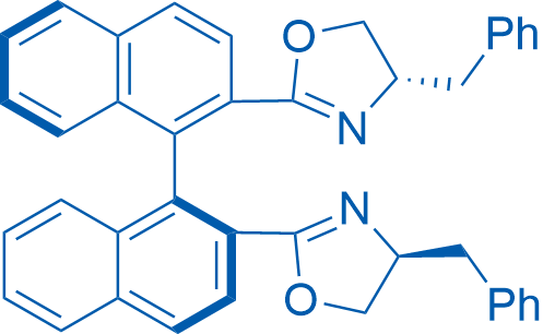 (S)-2,2'-Bis((S)-4-benzyl-4,5-dihydrooxazol-2-yl)-1,1'-binaphthalene 1g
