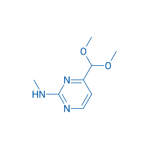 4-(Dimethoxymethyl)-N-methylpyrimidin-2-amine 1g