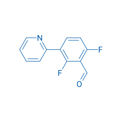 2,6-Difluoro-3-(pyridin-2-yl)benzaldehyde 250mg