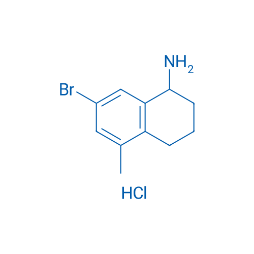 7-Bromo-5-methyl-1,2,3,4-tetrahydronaphthalen-1-amine hydrochloride 10mg