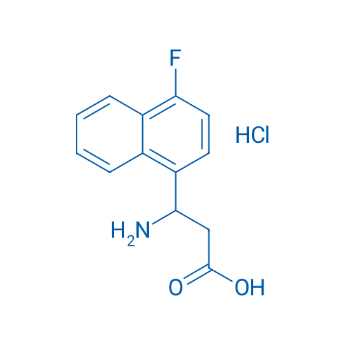 3-Amino-3-(4-fluoronaphthalen-1-yl)propanoic acid hydrochloride 100mg