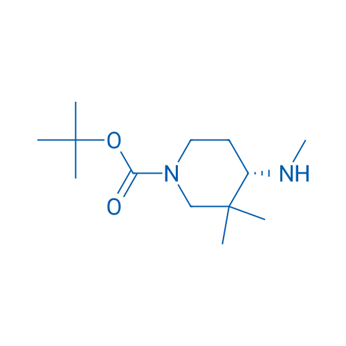 (S)-tert-Butyl 3,3-dimethyl-4-(methylamino)piperidine-1-carboxylate 250mg