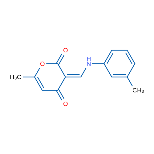 (3Z)-6-Methyl-3-{[(3-methylphenyl)amino]methylidene}-3,4-dihydro-2H-pyran-2,4-dione 1g