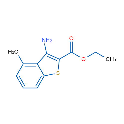 Ethyl 3-amino-4-methylbenzo[b]thiophene-2-carboxylate 1g
