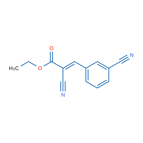 Ethyl 2-cyano-3-(3-cyanophenyl)prop-2-enoate 1g