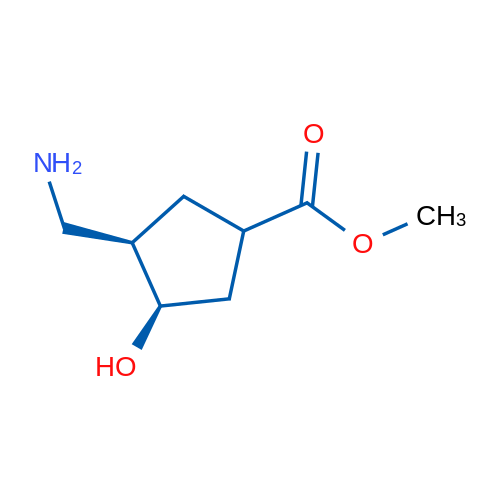 Methyl (3R,4R)-3-(aminomethyl)-4-hydroxycyclopentane-1-carboxylate 1g