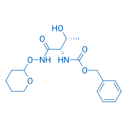 Benzyl ((2S,3R)-3-hydroxy-1-oxo-1-(((tetrahydro-2H-pyran-2-yl)oxy)amino)butan-2-yl)carbamate 250mg
