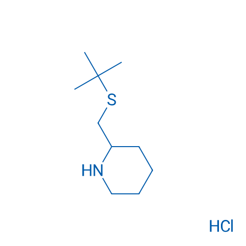 2-[(tert-butylsulfanyl)methyl]piperidine hydrochloride 5g