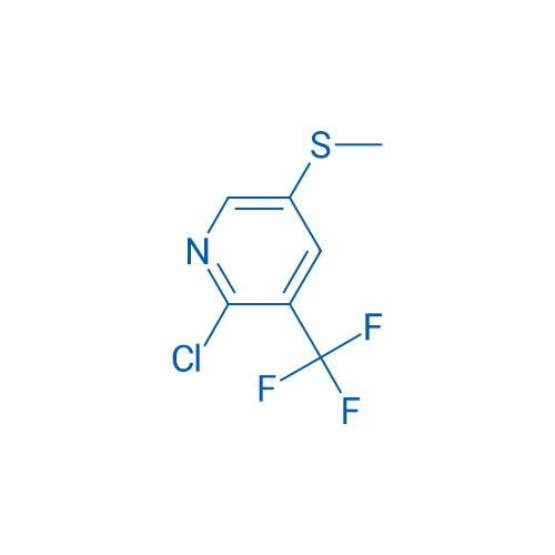 2-Chloro-5-(methylthio)-3-(trifluoromethyl)pyridine 250mg