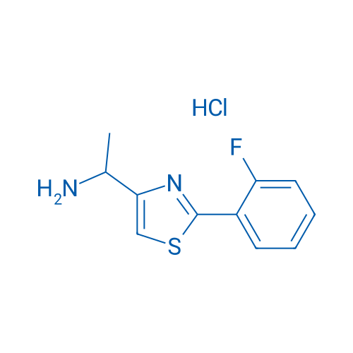 1-[2-(2-Fluorophenyl)-1,3-thiazol-4-yl]ethan-1-amine hydrochloride 1g