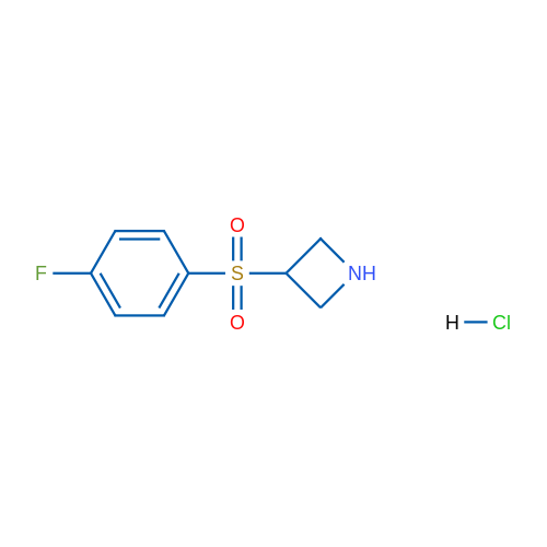 3-[(4-fluorophenyl)sulfonyl]azetidine hydrochloride 250mg