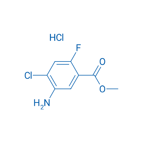 Methyl 5-amino-4-chloro-2-fluorobenzoate hydrochloride 1g