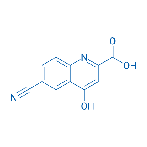 6-CYano-4-hydroxy-quinoline-2-carboxylic acid 250mg