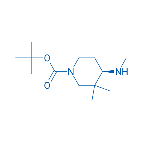 (R)-tert-Butyl 3,3-dimethyl-4-(methylamino)piperidine-1-carboxylate 250mg