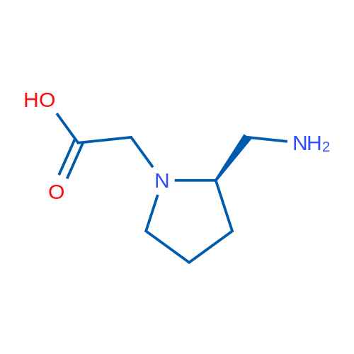 2-[(2R)-2-(aminomethyl)pyrrolidin-1-yl]acetic acid 1g