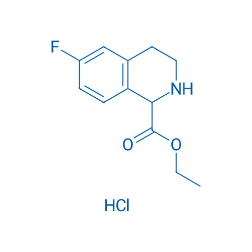 Ethyl 6-fluoro-1,2,3,4-tetrahydroisoquinoline-1-carboxylate hydrochloride 100mg