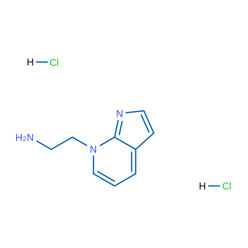 [2-(7H-pyrrolo[2,3-b]pyridin-7-yl)ethyl]amine dihydrochloride 5g