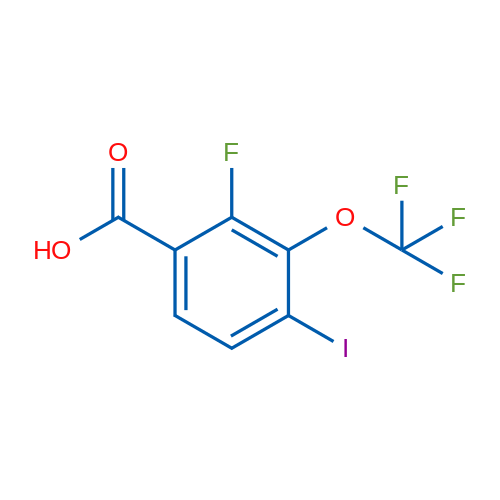 2-Fluoro-4-iodo-3-(trifluoromethoxy)benzoic acid 1g