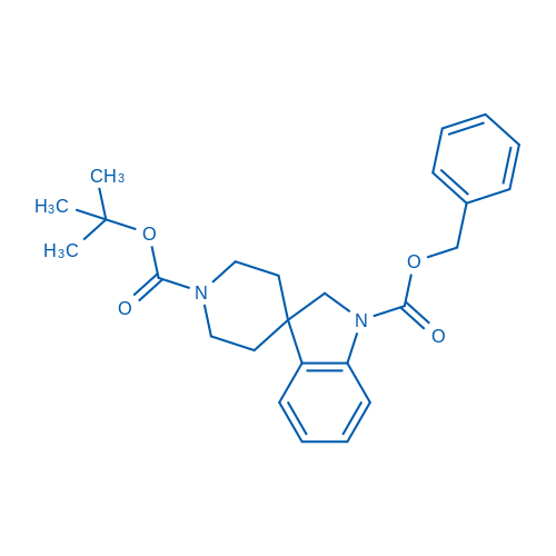 1-Benzyl 1'-tert-Butyl spiro[indoline-3,4'-piperidine]-1,1'-dicarboxylate 100mg